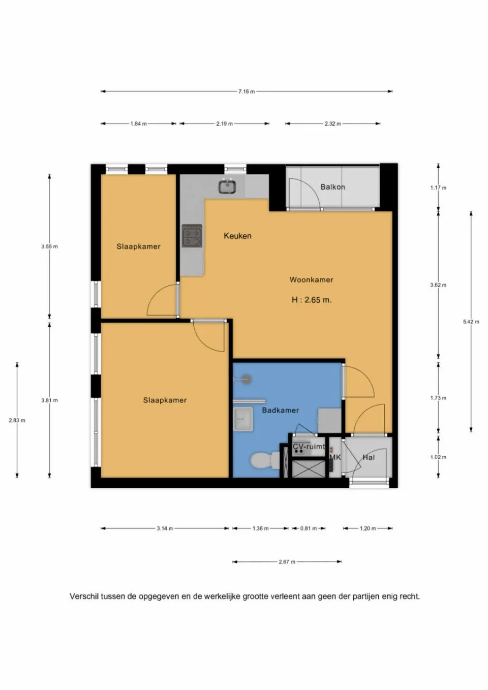Appartement te koop Makassarhof 110 Almere