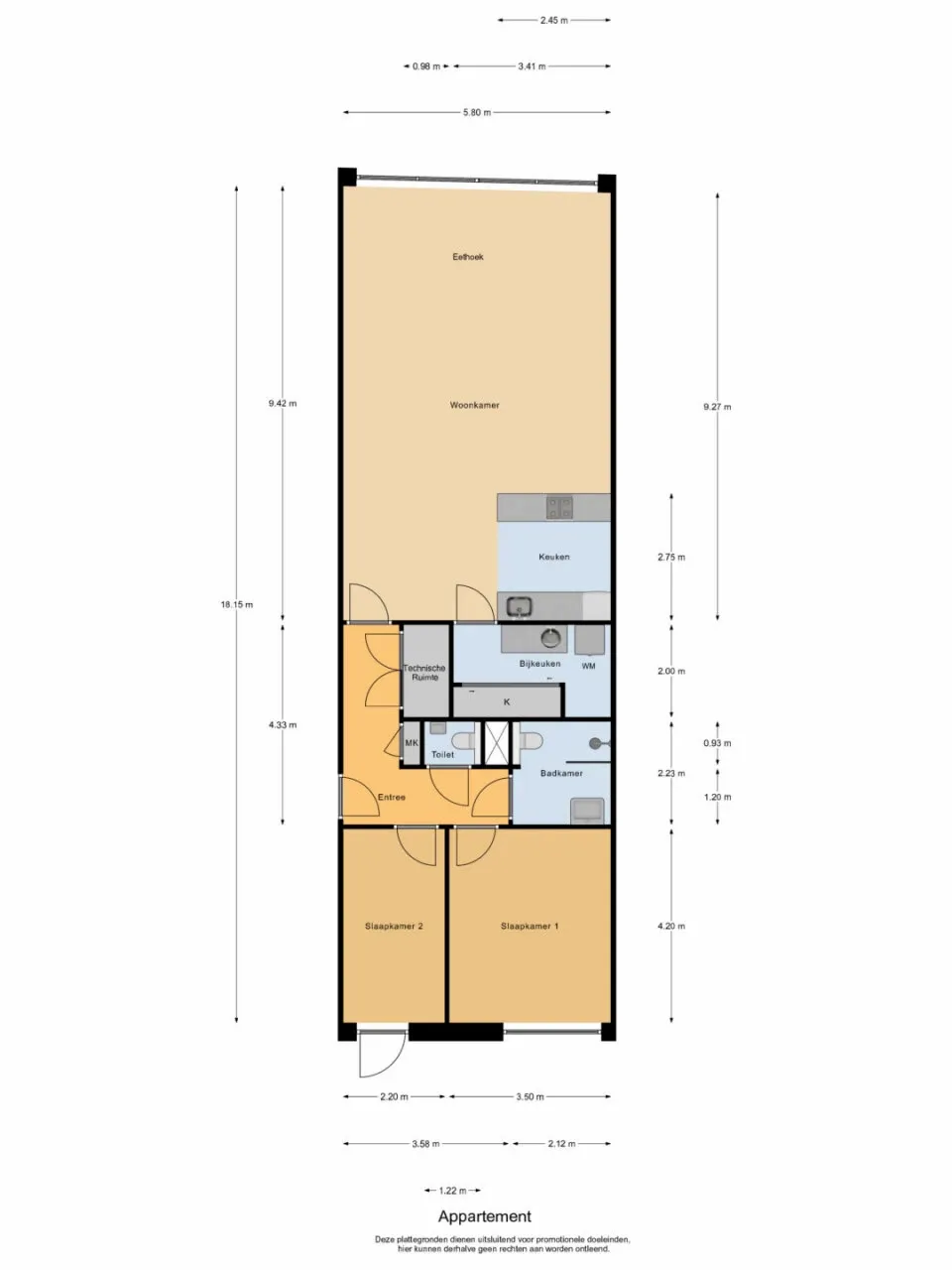 Appartement te koop Saerdam 43 * Lelystad